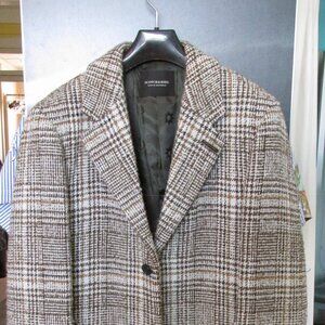 NWOT- Scotch & Soda Plaid Overcoat- size large